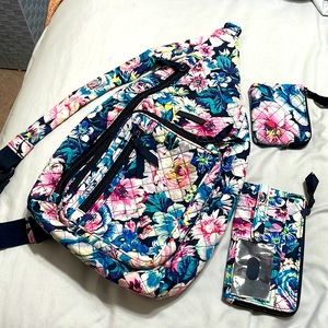 Floral Vera Bradley Bundle in Garden Grove pattern